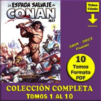CONAN LA ESPADA SALVAJE - Marvel Limited Edition - 2019 - Colección Completa – 10 Tomos En Formato PDF - Descarga Inmediata