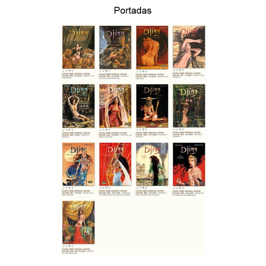 DJINN – 2002 – Norma – Colección Completa – 14 Cómics En Formato PDF – Descarga Inmediata