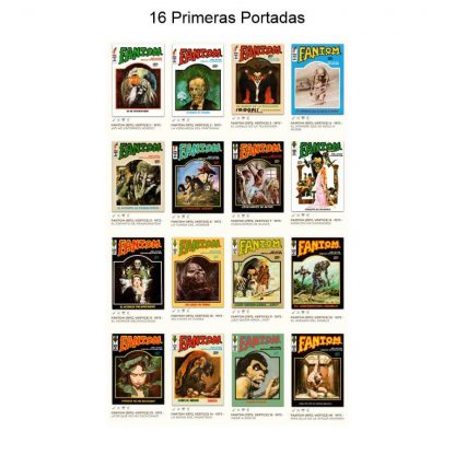 FANTOM - Relatos Escalofriantes - Vol. 1 - 1972 - Vértice – Colección Completa – 38 Tebeos En Formato PDF - Descarga Inmediata