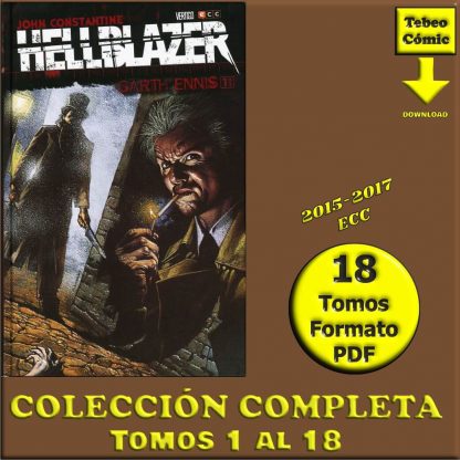 HELLBLAZER - Integral - 2015 – Colección Completa – 18 Tomos En Formato PDF - Descarga Inmediata