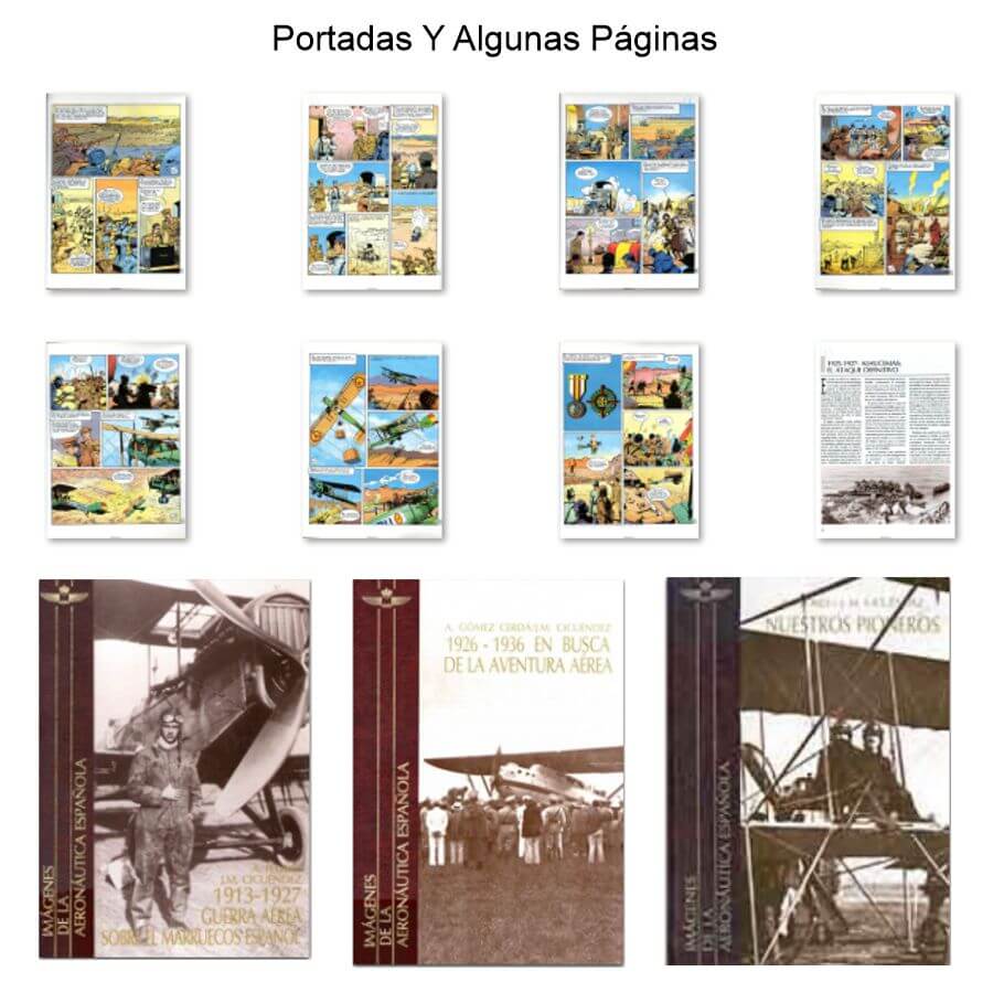 IMÁGENES DE LA AERONÁUTICA ESPAÑOLA - 1990 - Museo Del Aire - Colección Completa - 3 Libros En Formato PDF - Descarga Inmediata