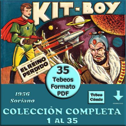 KIT-BOY – 1956 - Soriano - Colección Completa – 35 Tebeos En Formato PDF - Descarga Inmediata