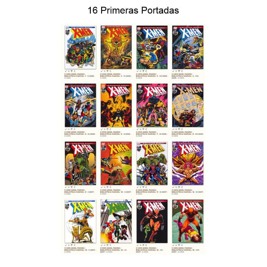 LA IMPOSIBLE PATRULLA X - X Men - 2006 - Biblioteca Marvel – Colección Completa – 28 Libros En Formato PDF - Descarga Inmediata