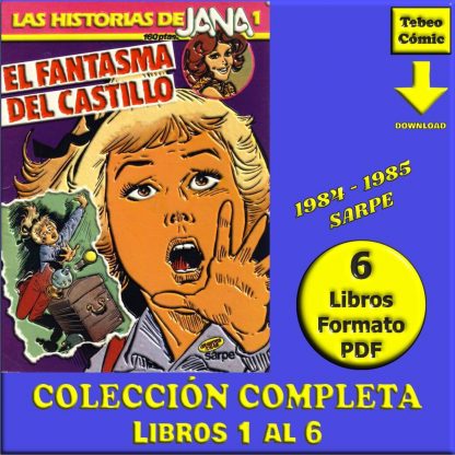 LAS HISTORIAS DE JANA - 1984 - Sarpe - Colección Completa – 6 Libros En Formato PDF - Descarga Inmediata