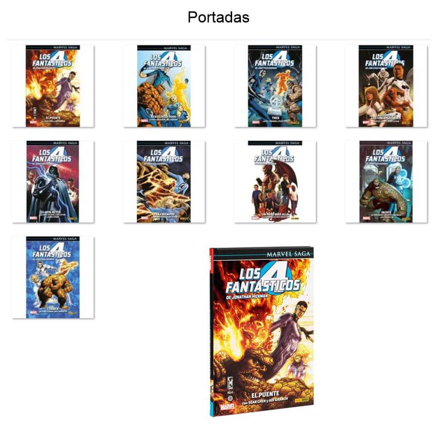 LOS 4 FANTÁSTICOS De Jonathan Hickman - 2019 - Colección Completa - 9 Libros En Formato PDF - Descarga Inmediata