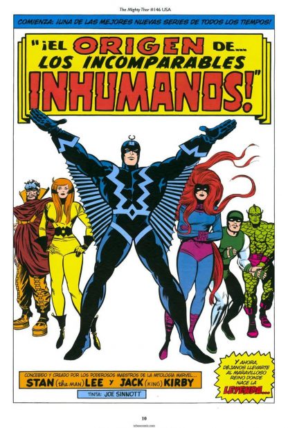 INHUMANOS - 2015 - Marvel Limited Edition – Colección Completa – 1 Tomo En Formato PDF - Descarga Inmediata