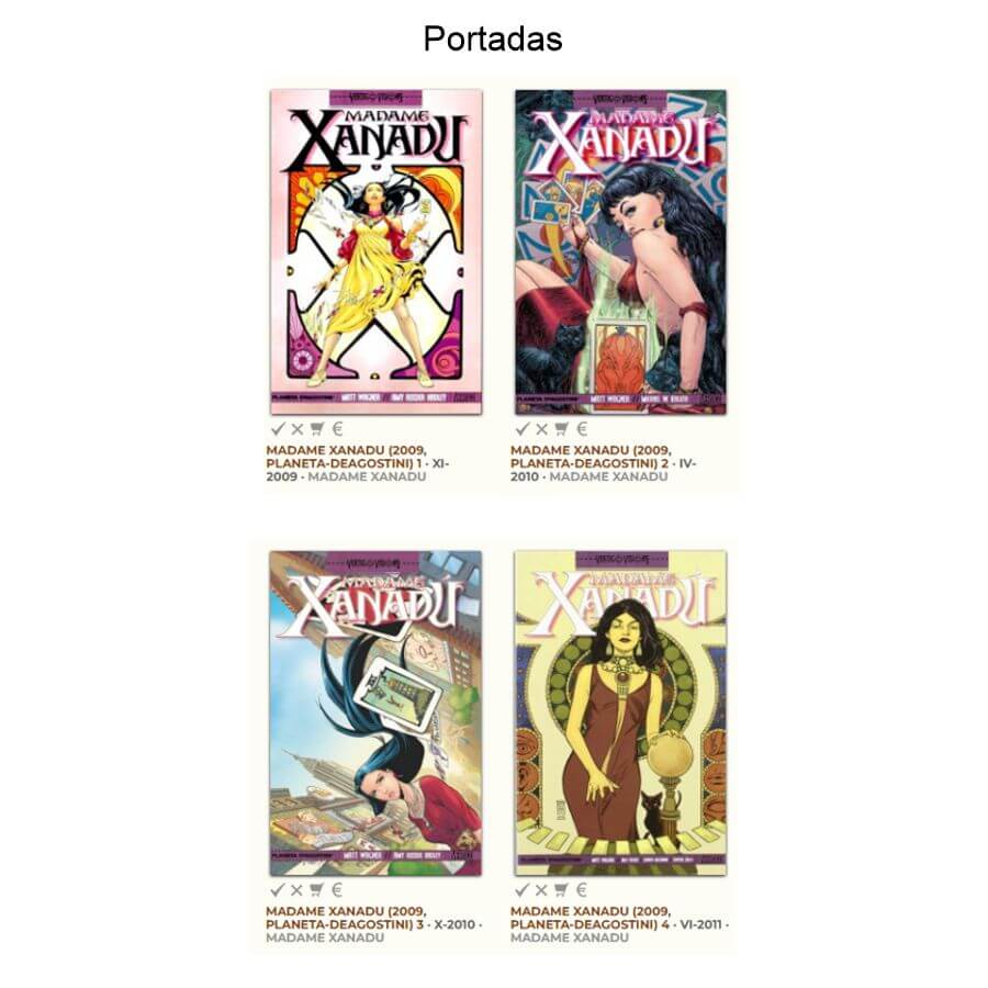 MADAME XANADU - 2009 - Planeta - Colección Completa – 4 Libros En Formato PDF - Descarga Inmediata