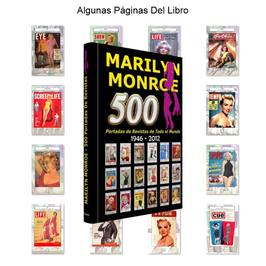 MARILYN MONROE - 500 Portadas De Revistas De Todo El Mundo - 2023 - 1 Tomo En Formato PDF - Descarga Inmediata