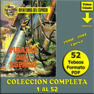 MINI INFINITUM - Aventuras Del Espacio – 1980 – Colección Completa – 52 Tebeos En Formato PDF - Descarga Inmediata