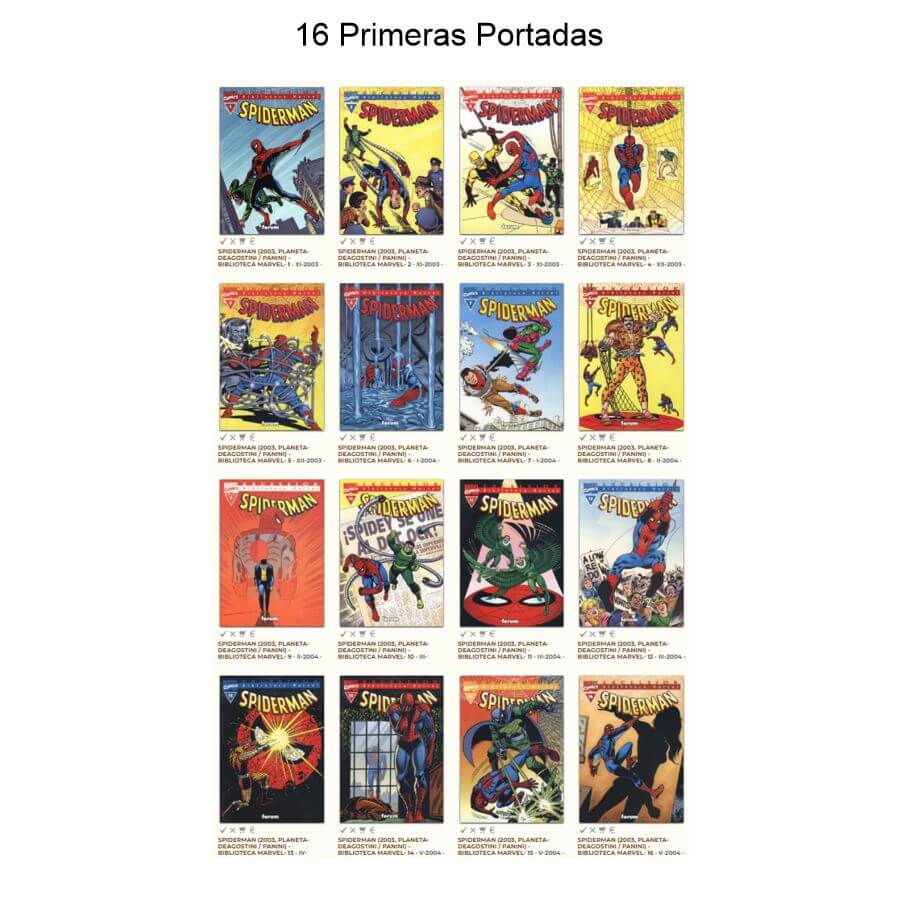 SPIDERMAN - Excelsior Biblioteca Marvel – 2003 - Forum - Colección Completa – 47 Libros En Formato PDF - Descarga Inmediata