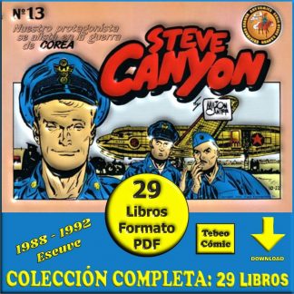 STEVE CANYON - 1988 - Eseuve - Colección Completa - 29 Libros En Formato PDF - Descarga Inmediata