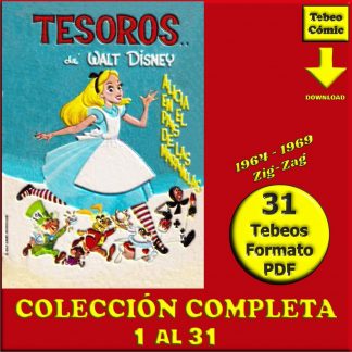 TESOROS DE WALT DISNEY - 1964 - Zig-Zag – Colección Completa – 31 Tebeos En Formato PDF - Descarga Inmediata