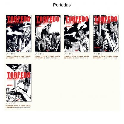 TORPEDO 1936 - Obra Completa - 2004 - Glénat - Colección Completa – 5 Libros En Formato PDF - Descarga Inmediata