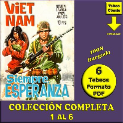VIETNAM - 1968 - Bargada – Colección Completa – 6 Tebeos En Formato PDF - Descarga Inmediata