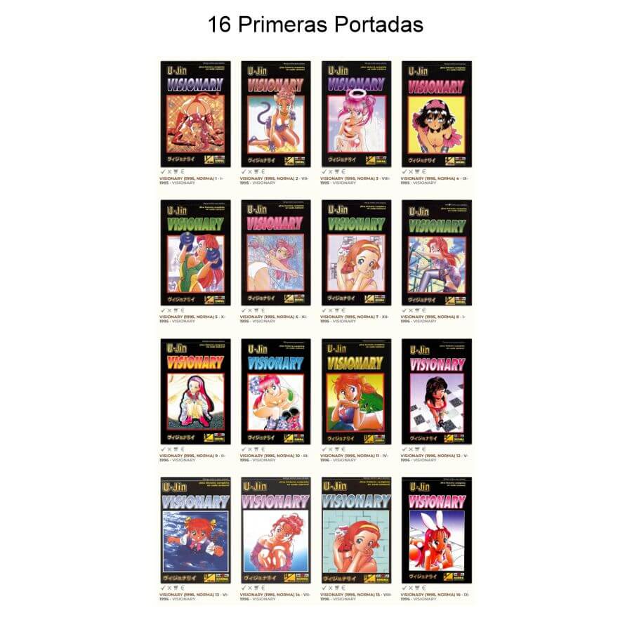 VISIONARY - 1995 - Manga – Norma - Colección Completa – 17 Cómics En Formato PDF - Descarga Inmediata