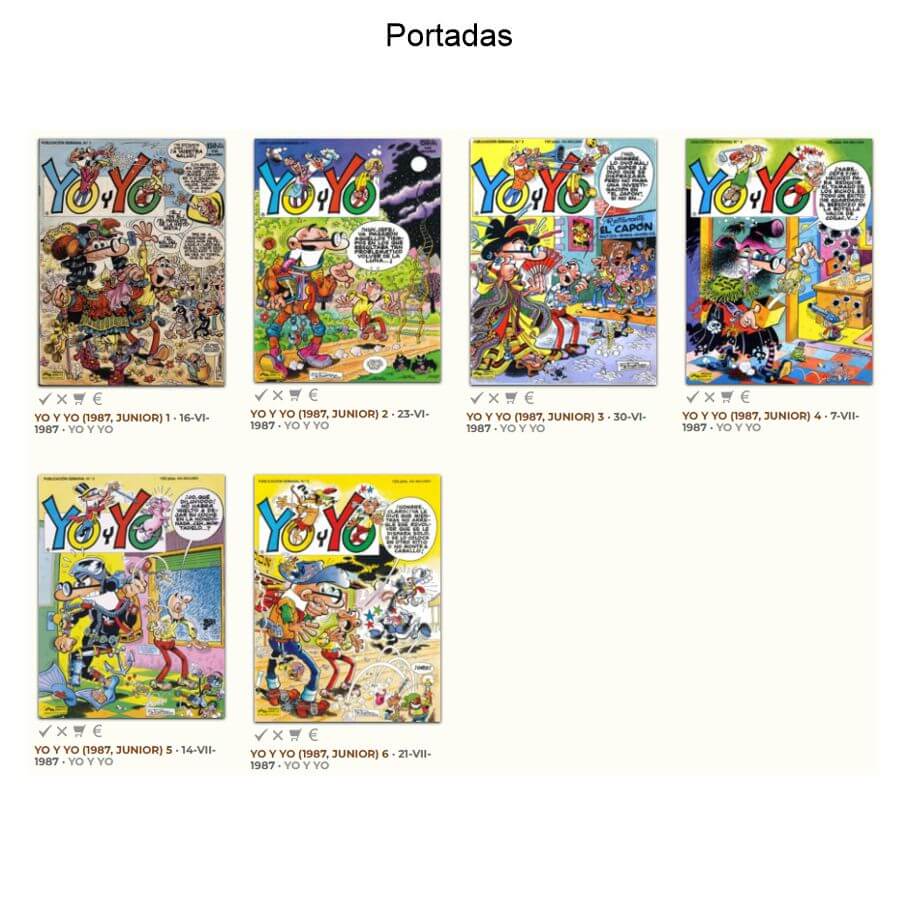 YO Y YO - 1987 - Grijalbo – Colección Completa – 6 Tebeos En Formato PDF - Descarga Inmediata