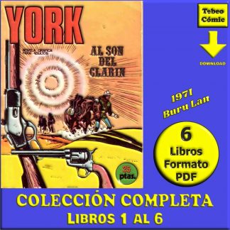 YORK - 1971 - Buru Lan – Colección Completa – 6 Libros En Formato PDF - Descarga Inmediata