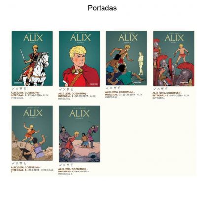 ALIX - Integral - 2016 - Coeditum - Colección Completa – 6 Libros En Formato PDF - Descarga Inmediata