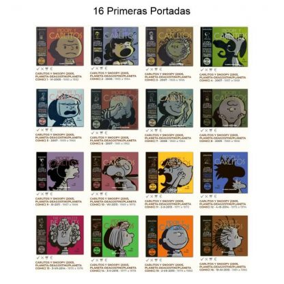 CARLITOS Y SNOOPY - Tiras Diarias y Dominicales - 2005 - Planeta – Colección Completa – 25 Tomos En Formato PDF - Descarga Inmediata