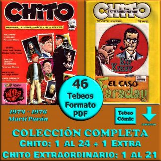 CHITO Y CHITO EXTRAORDINARIO - 1974 - Martí Pavón - Colección Completa – 46 Tebeos En Formato PDF - Descarga Inmediata