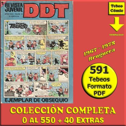 DDT - 3ª Época – 1967 - Colección Completa – 591 Tebeos En Formato PDF - Descarga Inmediata