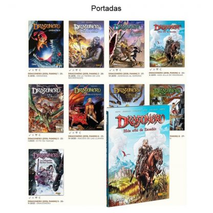 DRAGONERO - 2018 – Colección Completa – 9 Tomos En Formato PDF - Descarga Inmediata
