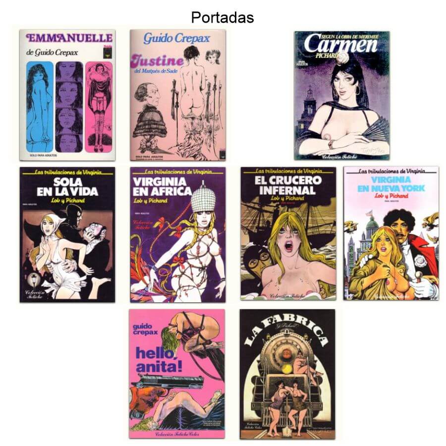 FETICHE - 1981 - Distrinovel - Colección Completa - 9 Libros En Formato PDF - Descarga Inmediata