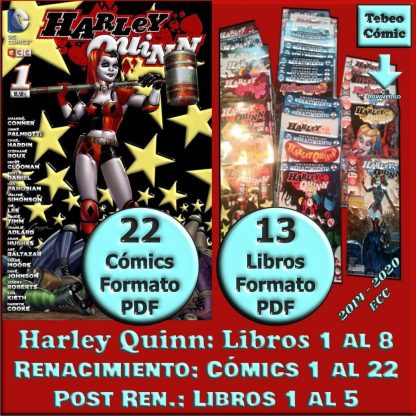 HARLEY QUINN - 2014 - Colección Completa - 13 Libros Y 22 Cómics En Formato PDF - Descarga Inmediata