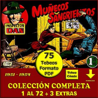 INSPECTOR DAN - 1951 - Colección Completa - 75 Tebeos En Formato PDF - Descarga Inmediata