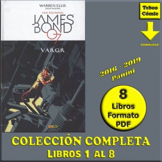 JAMES BOND 007 - 2012 - Colección Completa - 8 Libros En Formato PDF - Descarga Inmediata