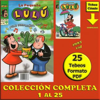 LA PEQUEÑA LULÚ - 1995 - Vid - Colección Completa – 25 Tebeos En Formato PDF - Descarga Inmediata