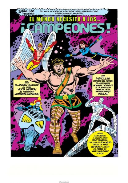 LOS CAMPEONES - 2015 - Marvel Limited Edition – Colección Completa – 1 Tomo En Formato PDF - Descarga Inmediata