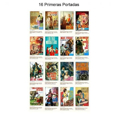 NOVELAS GRÁFICAS CLÁSICAS - 1960 - Colección Completa - 37 Tebeos En Formato PDF - Descarga Inmediata