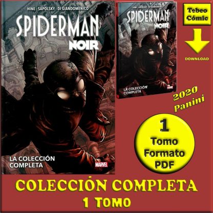 SPIDERMAN NOIR - Omnibus - 2020 – 1 Tomo En Formato PDF - Descarga Inmediata