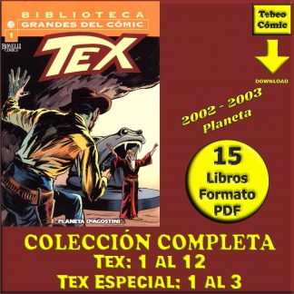 TEX - 2002 - Planeta - Colección Completa - 15 Libros En Formato PDF - Descarga Inmediata