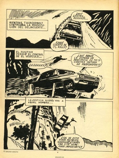 THUNDERBOLT – 1973 - Rollán - Colección Completa – 5 Tebeos En Formato PDF - Descarga Inmediata