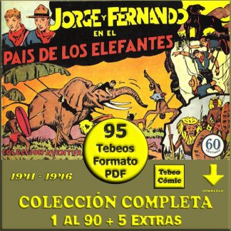 JORGE Y FERNANDO – 1941 - Colección Completa – 95 Tebeos En Formato PDF - Descarga Inmediata