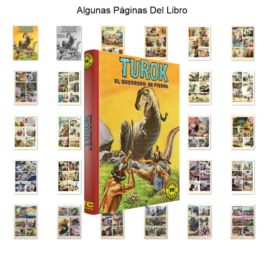 TUROK - El Guerrero De Piedra - Nuestros Tebeos - TC Books - 1 Tomo De 544 Páginas En Formato PDF - Descarga Inmediata
