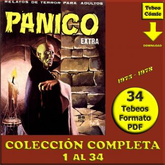PÁNICO – 1975 - Colección Completa – 34 Tebeos En Formato PDF - Descarga Inmediata