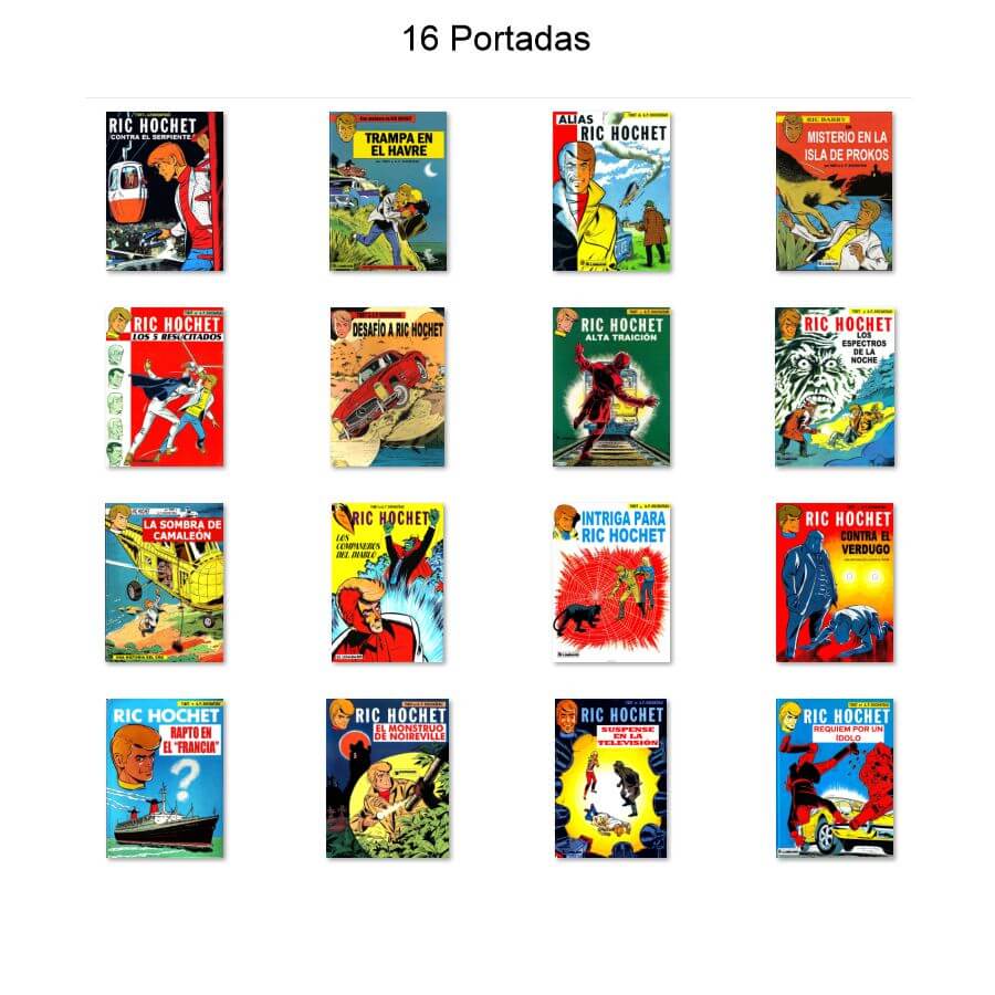 RIC HOCHET - En Español – Colección De 67 Libros En Formato PDF - Descarga Inmediata