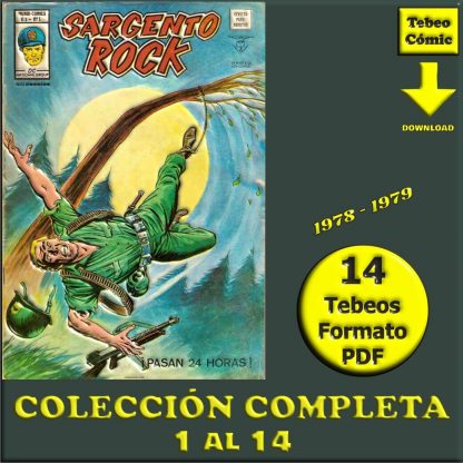 SARGENTO ROCK - 1978 - Vértice – Colección Completa – 14 Tebeos En Formato PDF - Descarga Inmediata