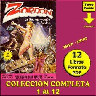 ZORDON – 1977 - Colección Completa – 12 Libros En Formato PDF - Descarga Inmediata