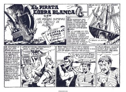 EL PIRATA COBRA BLANCA - 1947 - Colección Completa - 12 Tebeos En Formato PDF - Descarga Inmediata