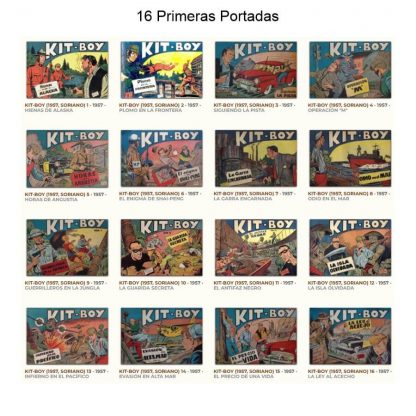 KIT-BOY – 1957 - Soriano - Colección Completa – 35 Tebeos En Formato PDF - Descarga Inmediata