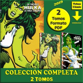 LA SALVAJE HULKA - 2019 - Marvel Limited Edition – Colección Completa – 2 Tomos En Formato PDF - Descarga Inmediata