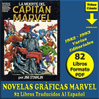NOVELAS GRAFICAS MARVEL - En Español - 1982 – Algunas Inéditas - Colección Completa – 82 Libros En Formato PDF - Descarga Inmediata