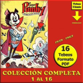 SUPER PUMBY - 1ª Época – 1959 - Colección Completa – 16 Tebeos En Formato PDF - Descarga Inmediata