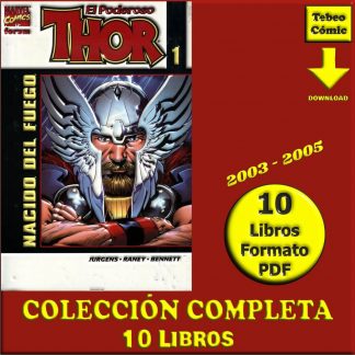 THOR EL PODEROSO - 2003 – Coleccionable - Colección Completa – 10 Libros En Formato PDF - Descarga Inmediata