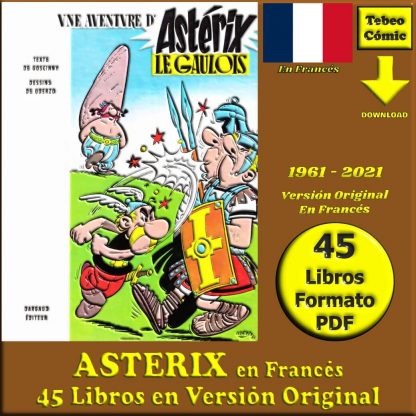 ASTERIX - En Francés - 1961 / 2021 - Colección Completa - 45 Libros En Formato PDF - Descarga Inmediata