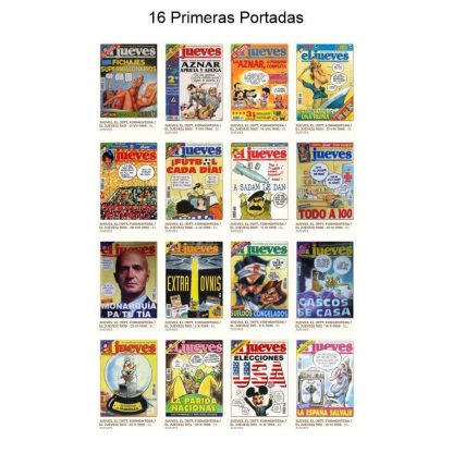 EL JUEVES – 500 Revistas - Números 1001 A 1500 - 1996 / 2006 - 500 Revistas En Formato PDF - Descarga Inmediata